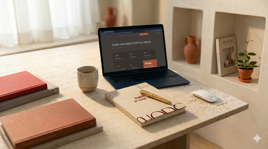 NODO workspace — curated travel studio